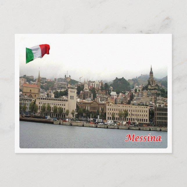 Postal Italia - Sicilia - Messina - Cityscape - (Anverso)