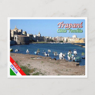 Postal Italia - Sicilia - Trapani - Ciudad vieja -