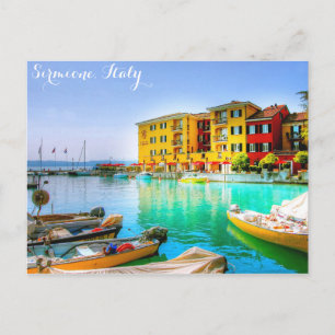 Postal Italia Sirmione Lake Garda Waterfront