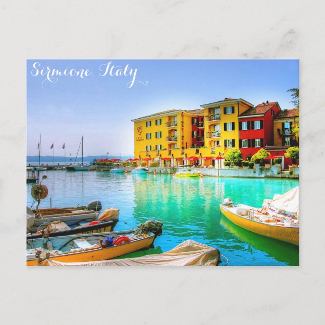 Postal Italia Sirmione Lake Garda Waterfront (Anverso)