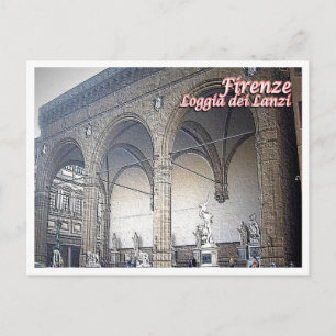 Postal Italia - Toscana - Florencia - Loggia dei Lanzi -