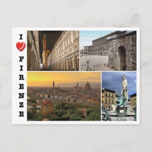Postal Italia - Toscana - Florencia - Mosaico -