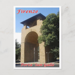 Postal Italia - Toscana - Florencia - Porta San Gallo -