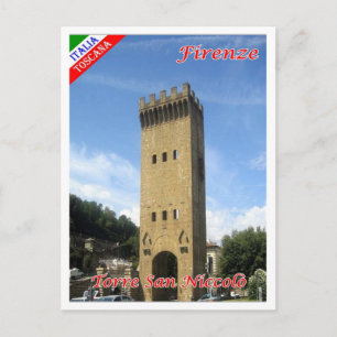 Postal Italia - Toscana - Florencia - Torre San Niccolo