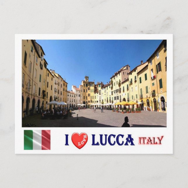 Postal Italia - Toscana - Lucca - I Love - (Anverso)