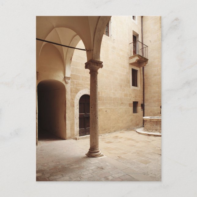 Postal Italia, Toscana, Pienza (Anverso)