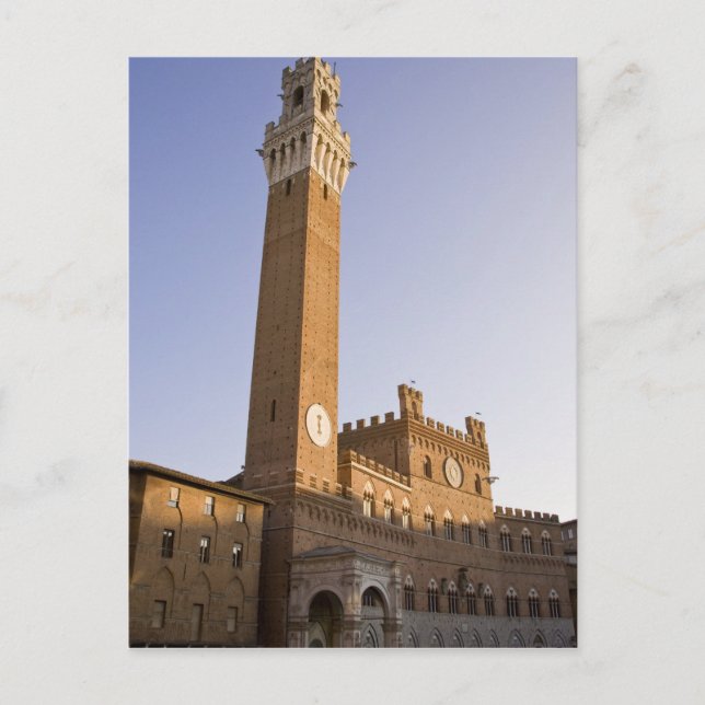 Postal Italia, Toscana, Siena. Torre del Mangia (Anverso)