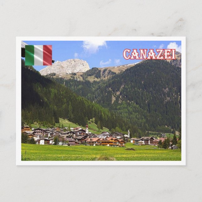 Postal Italia - Trentino Alto Adige Südtirol - Canazei - (Anverso)