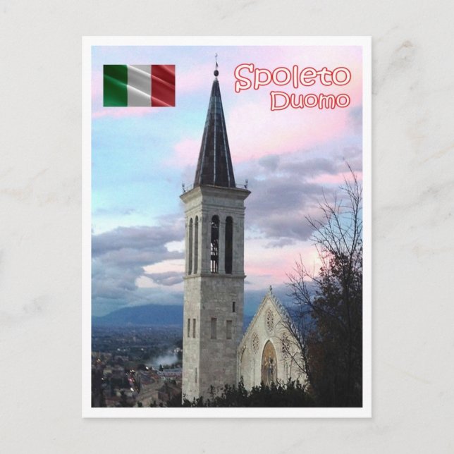 Postal Italia - Umbría - Spoleto - La Cúpula - (Anverso)