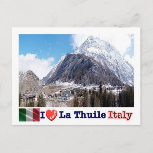 Postal Italia - Valle de Aosta - La Thuile - I Love -
