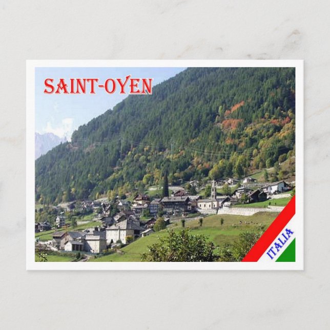 Postal Italia - Valle de Aosta - Saint-Oyen - (Anverso)