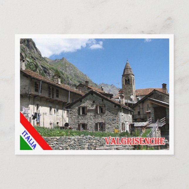 Postal Italia - Valle de Aosta - Valgrisenche - (Anverso)
