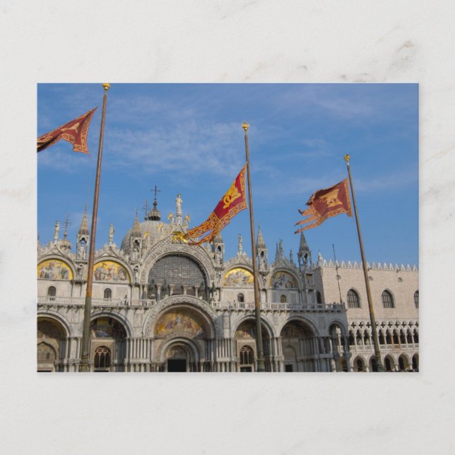 Postal Italia, Venecia, basílica de San Marcos en San Mar (Anverso)