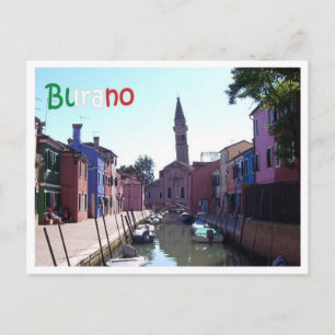 Postal Italia - Venecia - Burano -