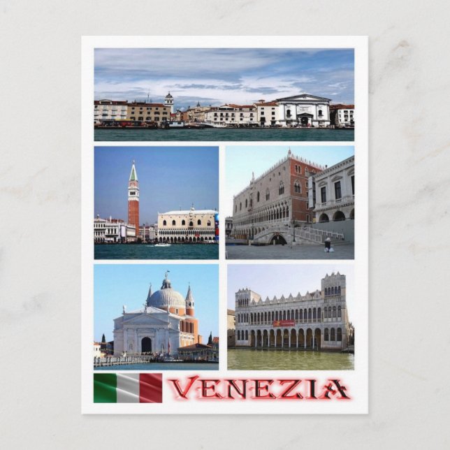 Postal Italia - Venecia - Mosaico - (Anverso)