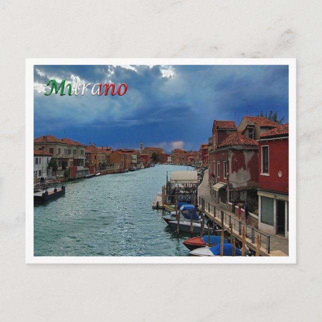 Postal Italia - Venecia - Murano - (Anverso)