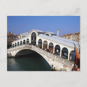Postal Italia, Véneto, Venecia, cruce del Puente de Rialt