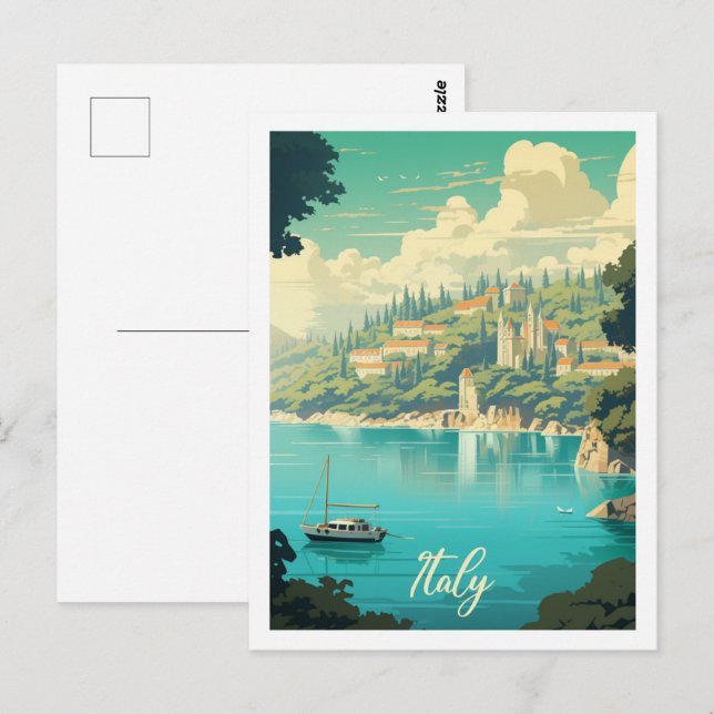 Postal Italia Vintage Famous Travel Place (Anverso / Reverso)