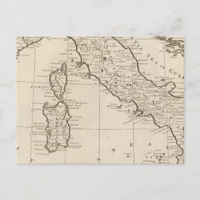Postal Italia y Cerdeña (Anverso)