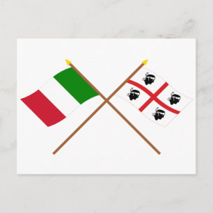 Postal Italia y Sardegna cruzaron banderas
