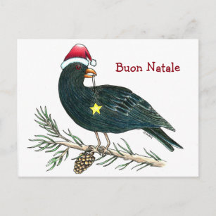 Postal italiana "Buon Natale " del navidad