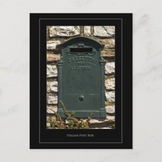 postal italiana de la caja del poste