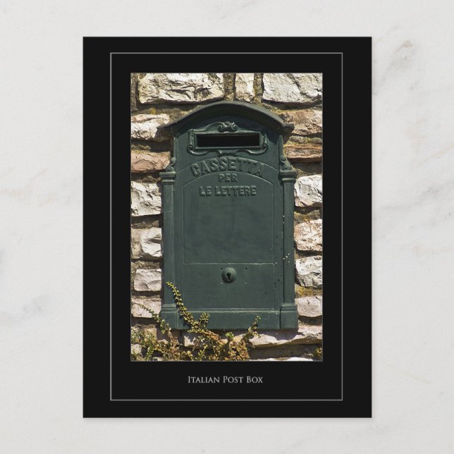 postal italiana de la caja del poste (Anverso)