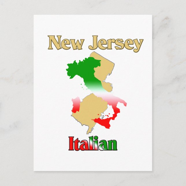 Postal Italiano de Nueva Jersey (Anverso)