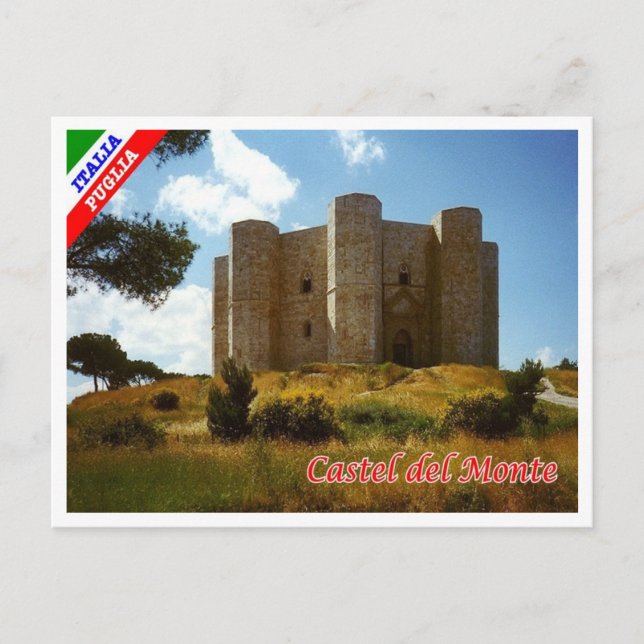Postal Italy - Apulia - Castel del Monte - (Anverso)