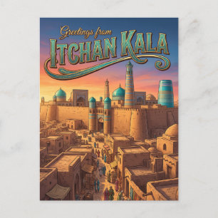 Postal Itchan Kala Uzbekistán