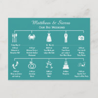 Itinerario de la línea de tiempo de fin de semana 