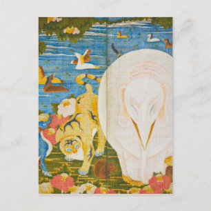 Postal Ito Jakuchu - Animales misteriosos