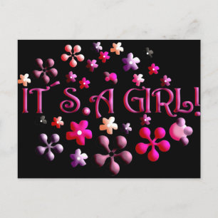 Postal Its a Girl