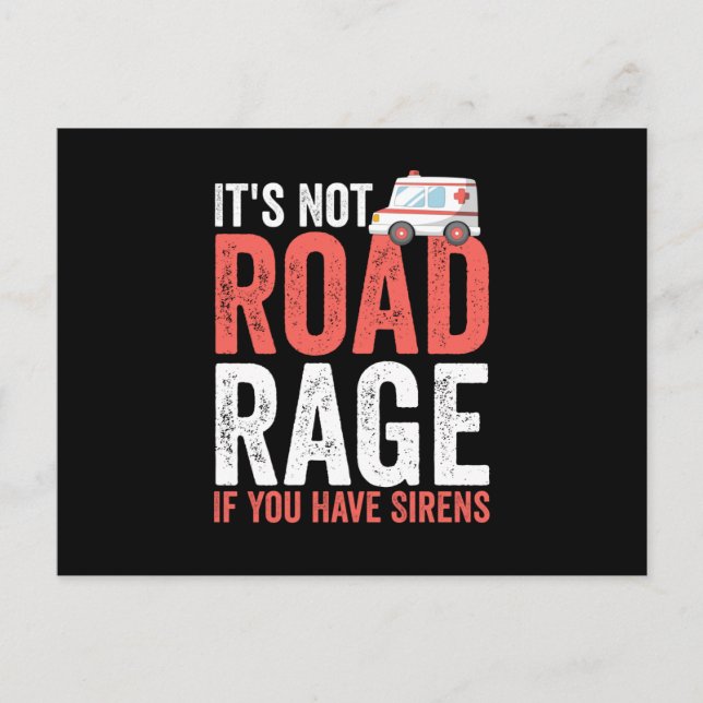 Postal Its Not Road Rage If You Have Sirens (Anverso)