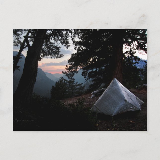 Postal Iva Bell Hot Springs Sunset Ansel Adams Wilderness (Anverso)