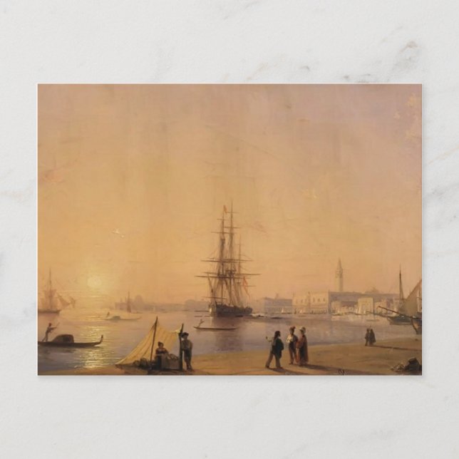 Postal Ivan Aivazovsky-Venecia (Anverso)