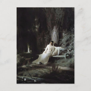 Postal Ivan Kramskoy - Noche de la Luna