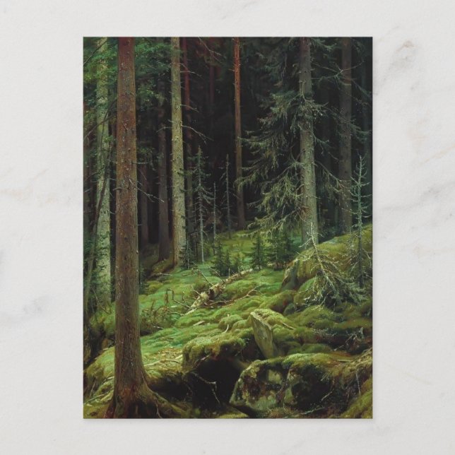 Postal Ivan Shishkin- Thickets (Anverso)