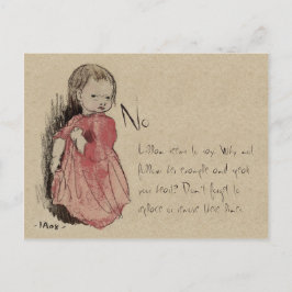 Postal Ivar Arosenius Lillan dice no CC0238