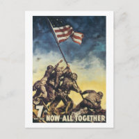 Iwo Bandera Jima izando color guerra gráfico vinta