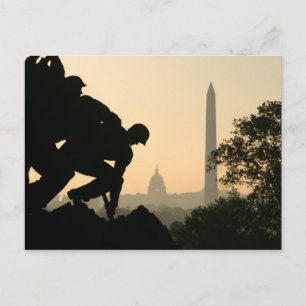 Postal Iwo Jima Morning Postcard