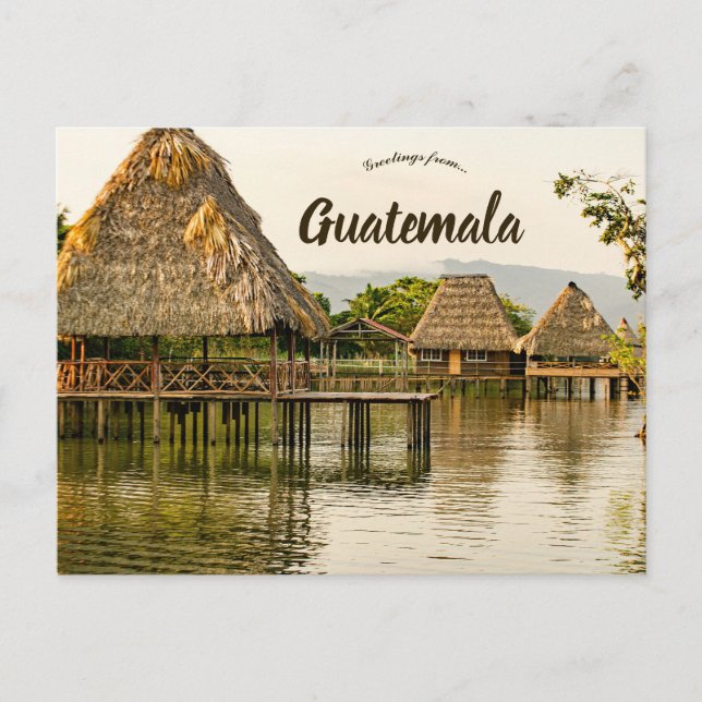 Postal Izabala Guatemala (Anverso)