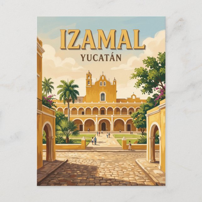 Postal Izamal México (Anverso)