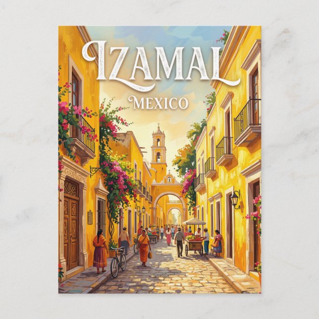 Postal Izamal México (Anverso)