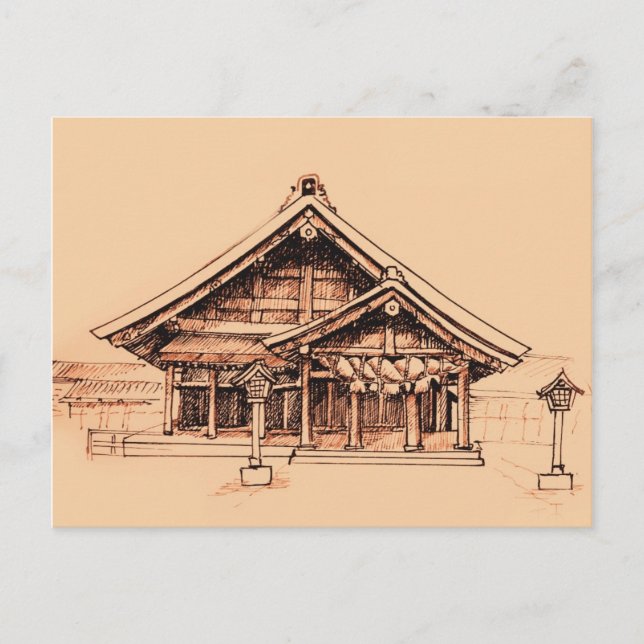 Postal Izumo-Taisha (Anverso)