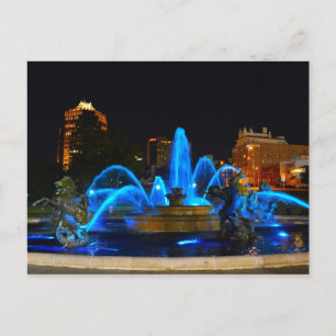 Postal J.C. Nichols Fountain en Blue, Kansas City
