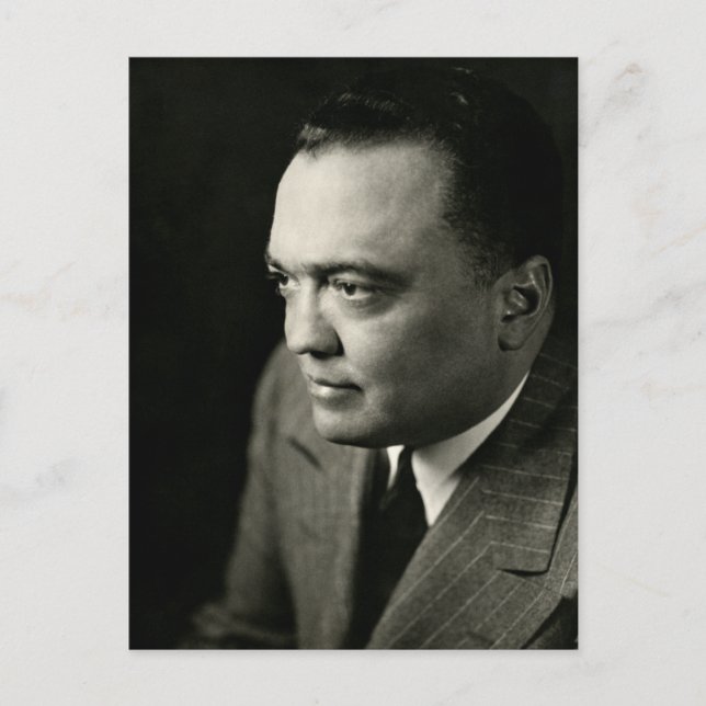 Postal J. Director del FBI en 1947. Edgar Hoover (Anverso)