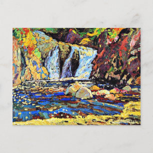 Postal J.E.H. MacDonald - Esbozo de The Little Falls, 191