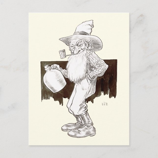 Postal J P Bernard Moonshiner (Sepia) (Anverso)
