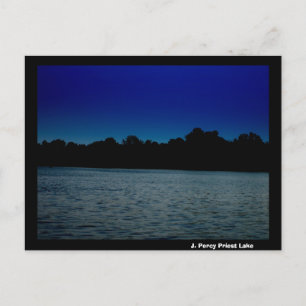 Postal J. Percy Priest Lake de noche